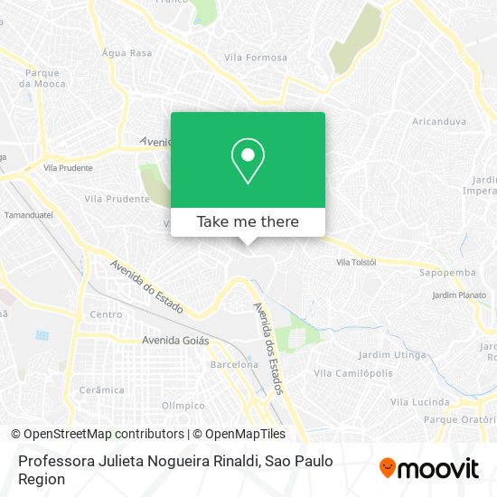 Professora Julieta Nogueira Rinaldi map