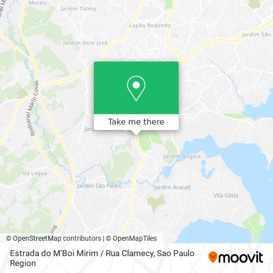 Estrada do M'Boi Mirim / Rua Clamecy map
