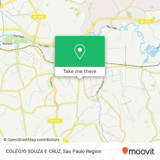 COLÉGIO SOUZA E CRUZ map