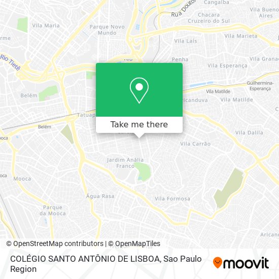 COLÉGIO SANTO ANTÔNIO DE LISBOA map