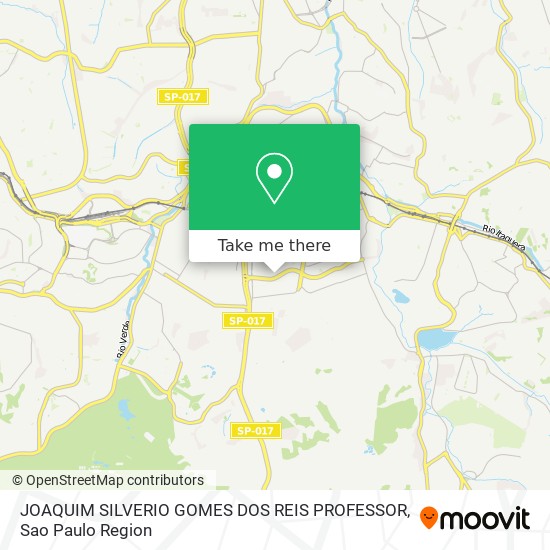 JOAQUIM SILVERIO GOMES DOS REIS PROFESSOR map