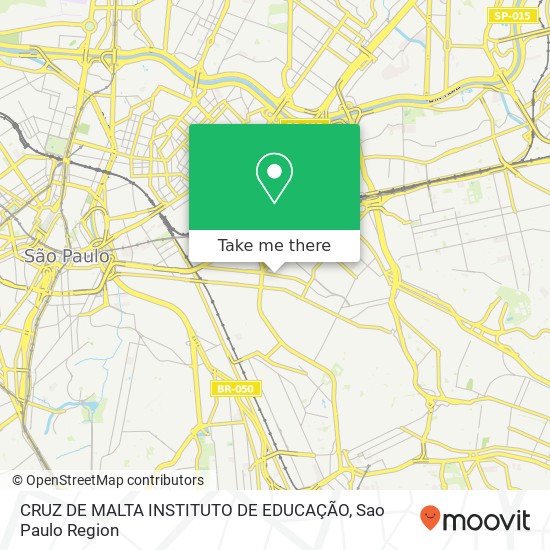 Mapa CRUZ DE MALTA INSTITUTO DE EDUCAÇÃO