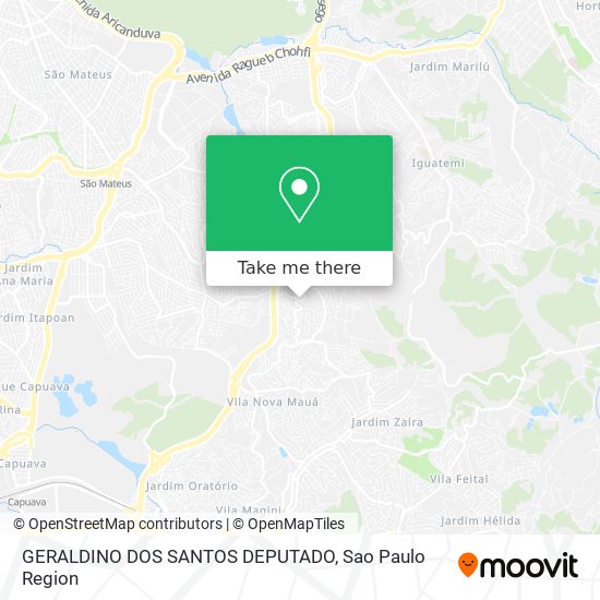 GERALDINO DOS SANTOS DEPUTADO map