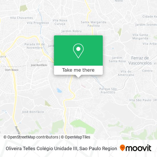 Oliveira Telles Colégio Unidade III map