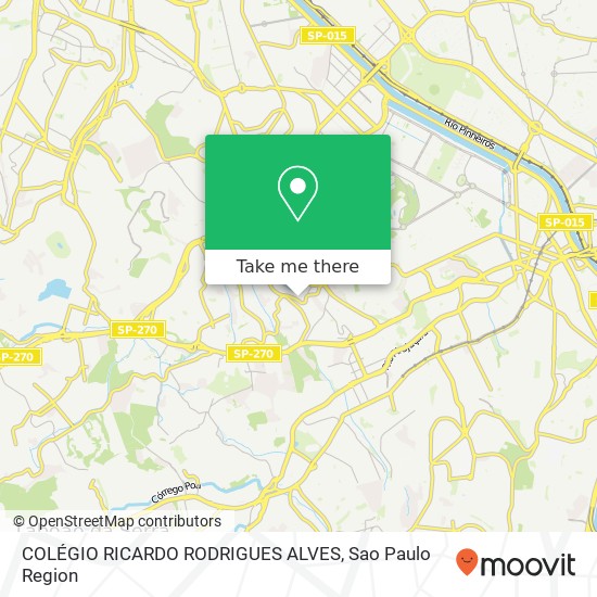 COLÉGIO RICARDO RODRIGUES ALVES map