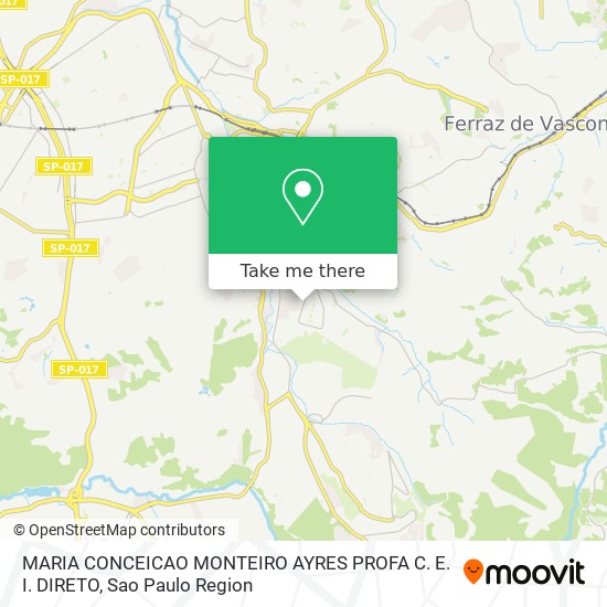 MARIA CONCEICAO MONTEIRO AYRES PROFA C. E. I. DIRETO map