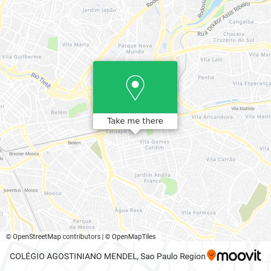 COLÉGIO AGOSTINIANO MENDEL map
