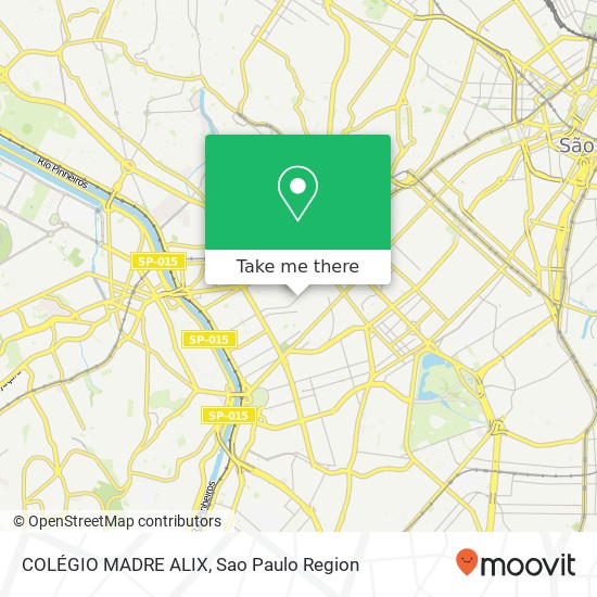 COLÉGIO MADRE ALIX map