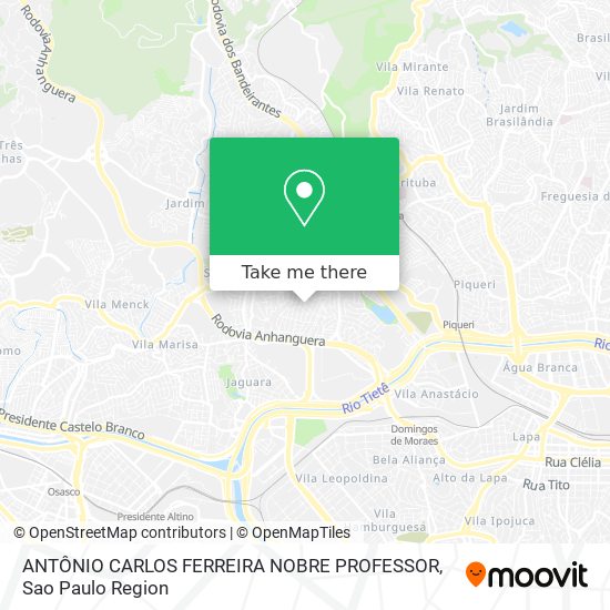 ANTÔNIO CARLOS FERREIRA NOBRE PROFESSOR map