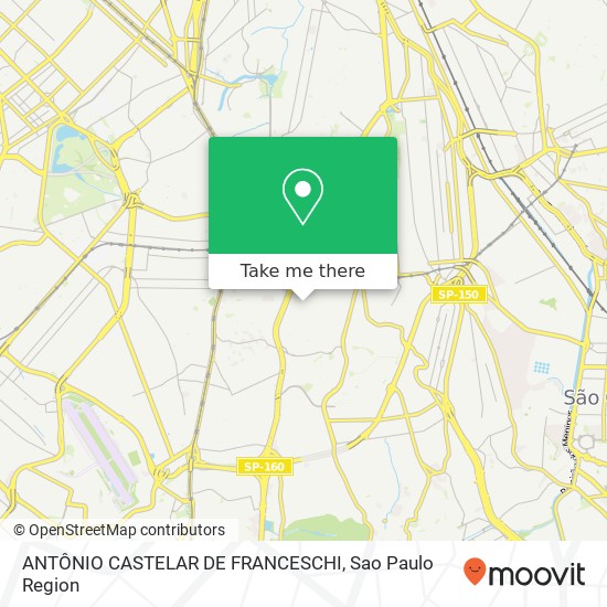 Mapa ANTÔNIO CASTELAR DE FRANCESCHI