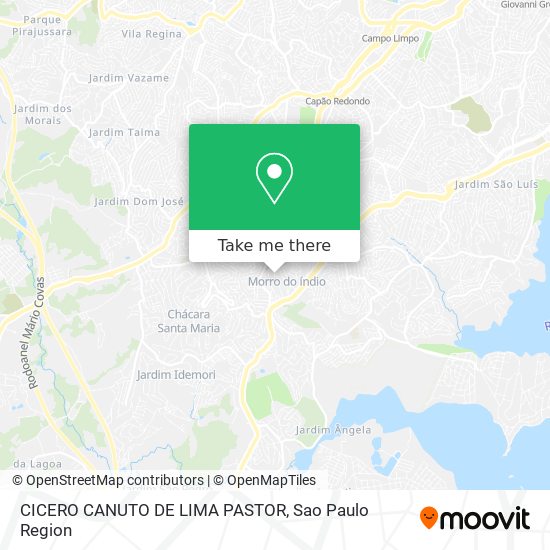 Mapa CICERO CANUTO DE LIMA PASTOR