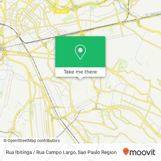 Rua Ibitinga / Rua Campo Largo map