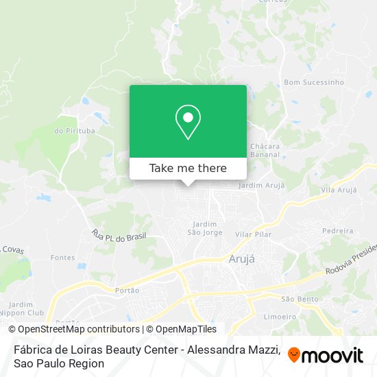 Fábrica de Loiras Beauty Center - Alessandra Mazzi map