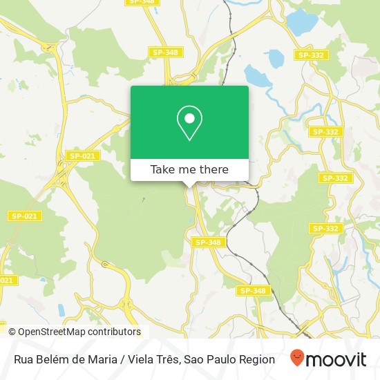 Mapa Rua Belém de Maria / Viela Três