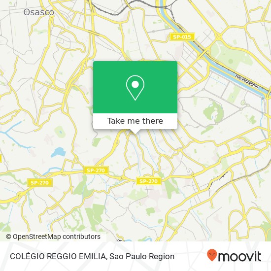 COLÉGIO REGGIO EMILIA map