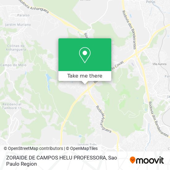 Mapa ZORAIDE DE CAMPOS HELU PROFESSORA