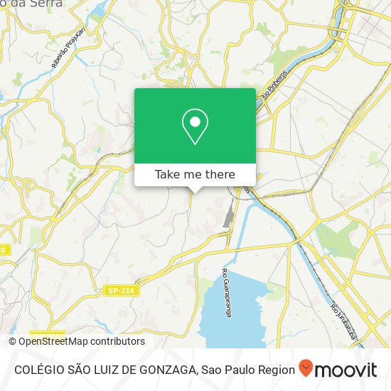 COLÉGIO SÃO LUIZ DE GONZAGA map