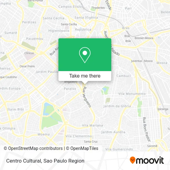 Centro Cultural map
