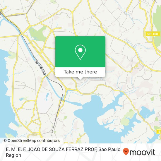 E. M. E. F. JOÃO DE SOUZA FERRAZ PROF map