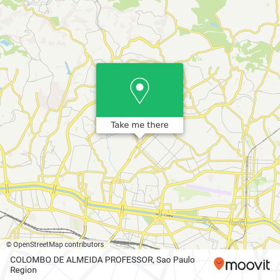 Mapa COLOMBO DE ALMEIDA PROFESSOR