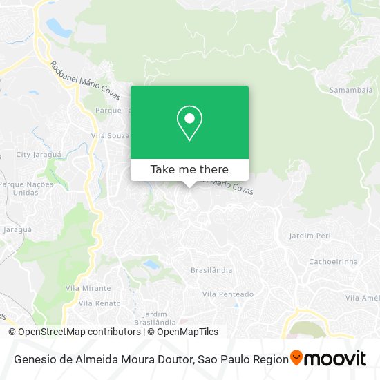 Mapa Genesio de Almeida Moura Doutor