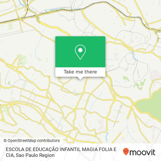 Mapa ESCOLA DE EDUCAÇÃO INFANTIL MAGIA FOLIA E CIA