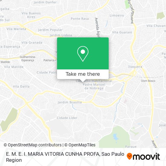 E. M. E. I. MARIA VITORIA CUNHA PROFA map