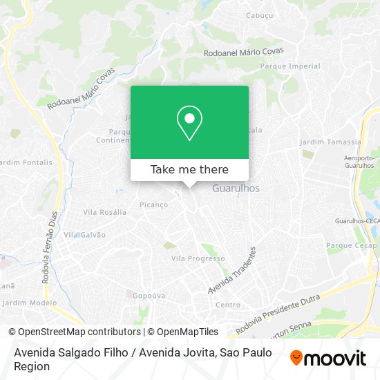 Avenida Salgado Filho / Avenida Jovita map