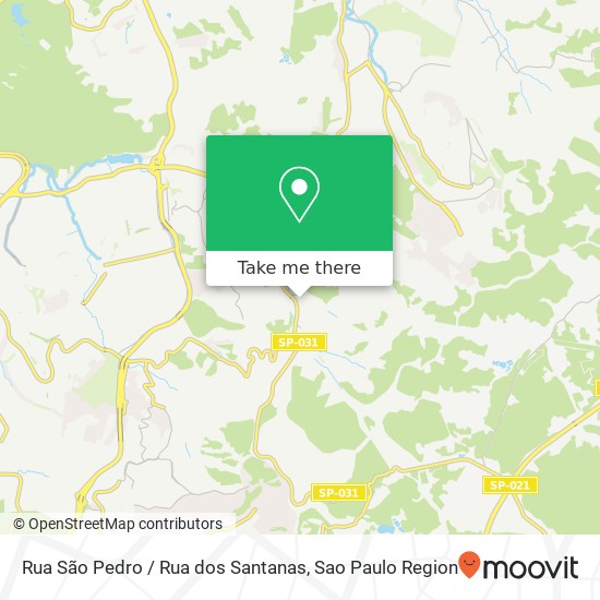 Rua São Pedro / Rua dos Santanas map