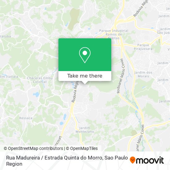 Rua Madureira / Estrada Quinta do Morro map