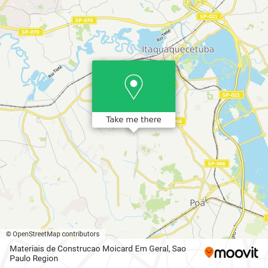 Mapa Materiais de Construcao Moicard Em Geral