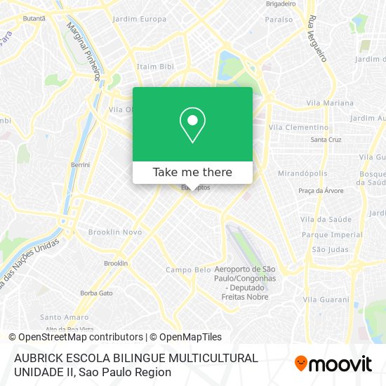 AUBRICK ESCOLA BILINGUE MULTICULTURAL UNIDADE II map