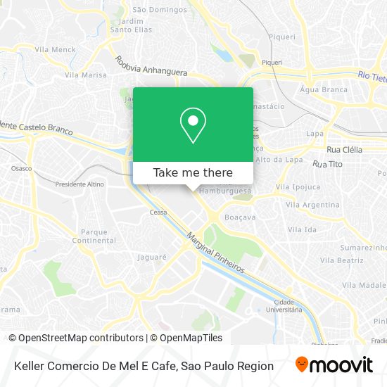 Mapa Keller Comercio De Mel E Cafe