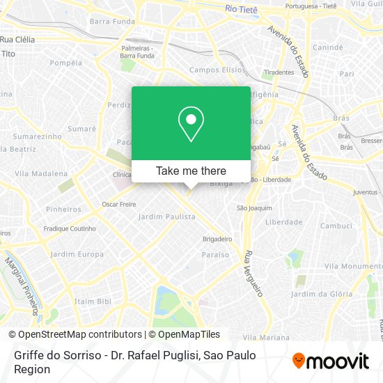 Mapa Griffe do Sorriso - Dr. Rafael Puglisi