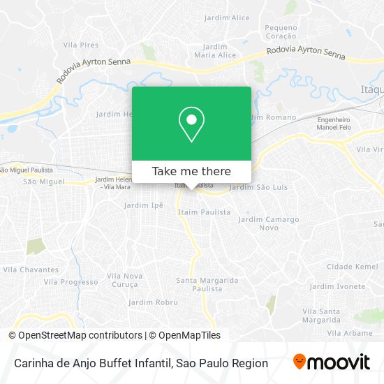 Carinha de Anjo Buffet Infantil map