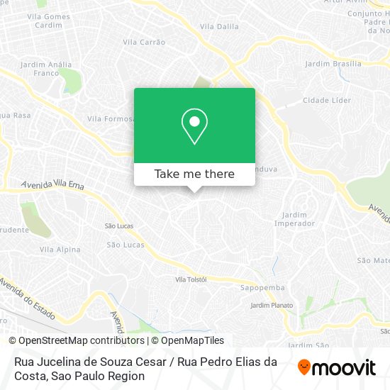 Rua Jucelina de Souza Cesar / Rua Pedro Elias da Costa map