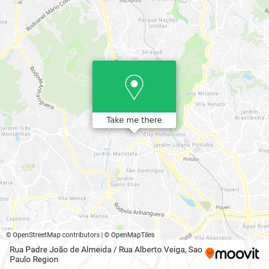Rua Padre João de Almeida / Rua Alberto Veiga map