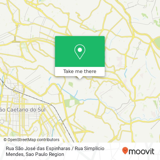 Mapa Rua São José das Espinharas / Rua Simplício Mendes