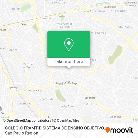 COLÉGIO FRAMTID SISTEMA DE ENSINO OBJETIVO map