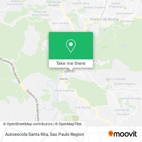 Autoescola Santa Rita map