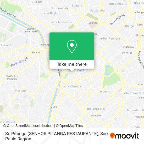 Mapa Sr. Pitanga (SENHOR PITANGA RESTAURANTE)