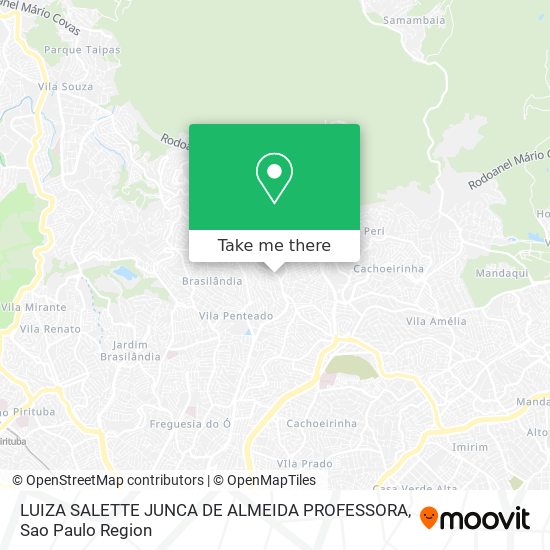 Mapa LUIZA SALETTE JUNCA DE ALMEIDA PROFESSORA