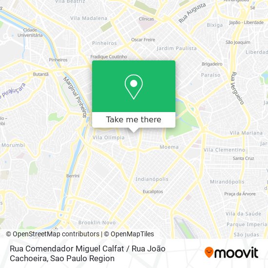 Rua Comendador Miguel Calfat / Rua João Cachoeira map