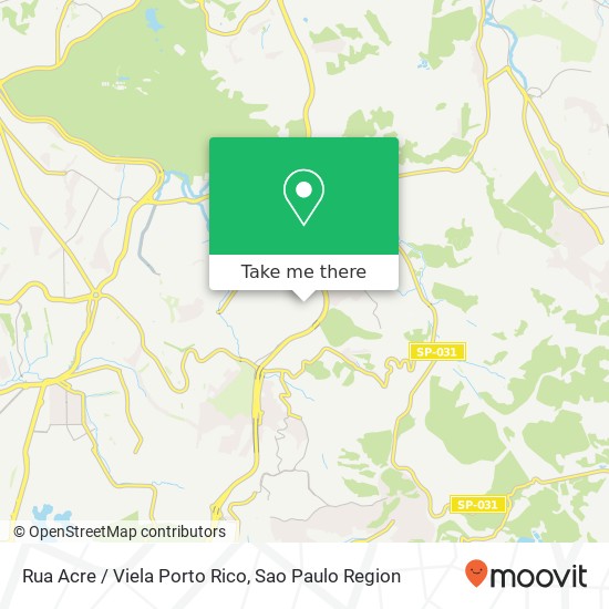 Rua Acre / Viela Porto Rico map