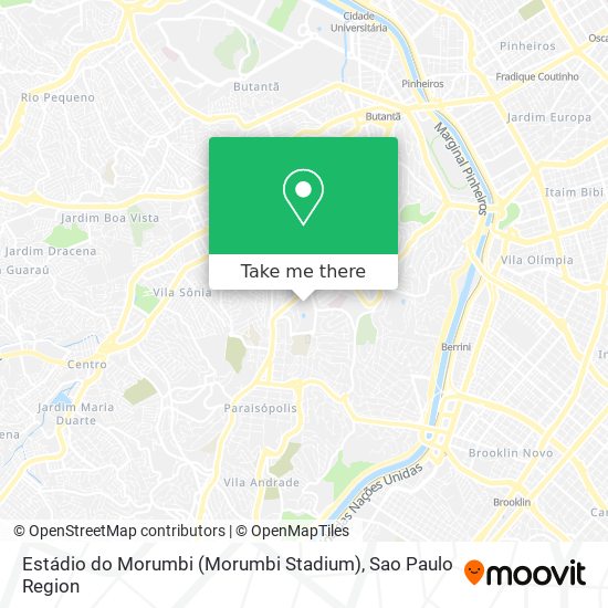 Estádio do Morumbi (Morumbi Stadium) map
