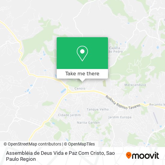 Assembléia de Deus Vida e Paz Com Cristo map