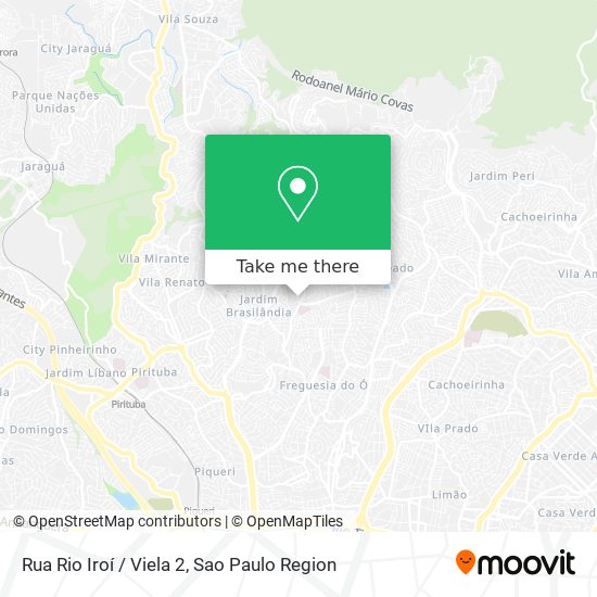 Rua Rio Iroí / Viela 2 map