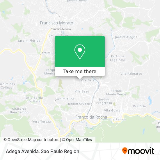 Mapa Adega Avenida