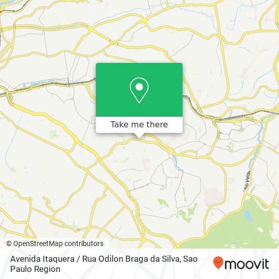 Avenida Itaquera / Rua Odilon Braga da Silva map