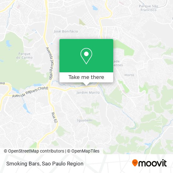 Mapa Smoking Bars